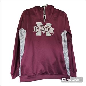 State Maroon Kids Hoodie